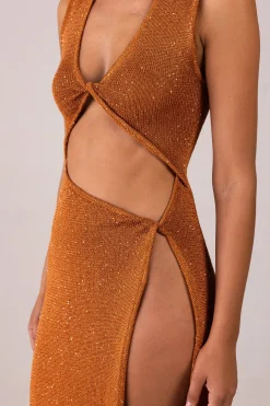 Cut Out Twist Dress
