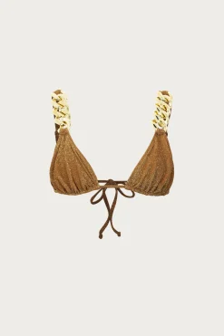 Gold Chain Triangle Top