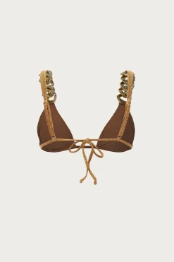Gold Chain Triangle Top