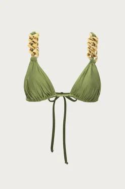 Gold Chain Triangle Top