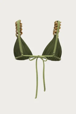 Gold Chain Triangle Top