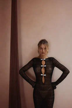 Keyhole Crochet Dress