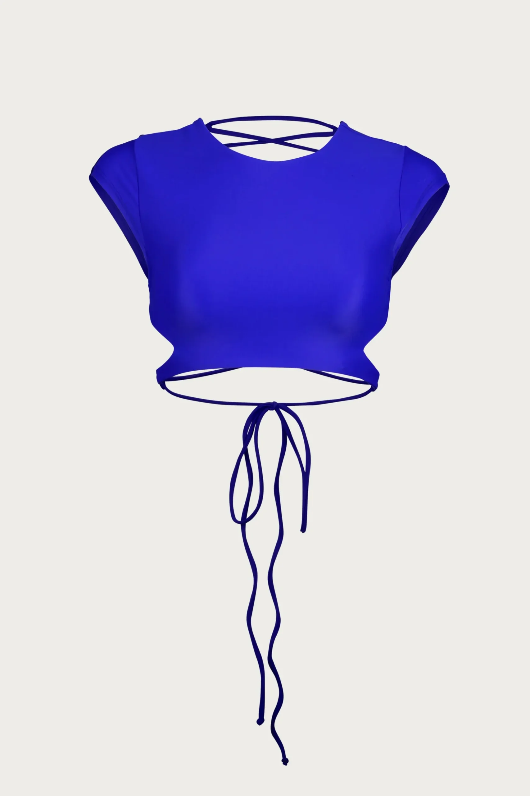 Lace Up Crop Top