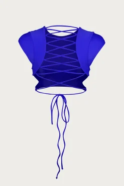 Lace Up Crop Top