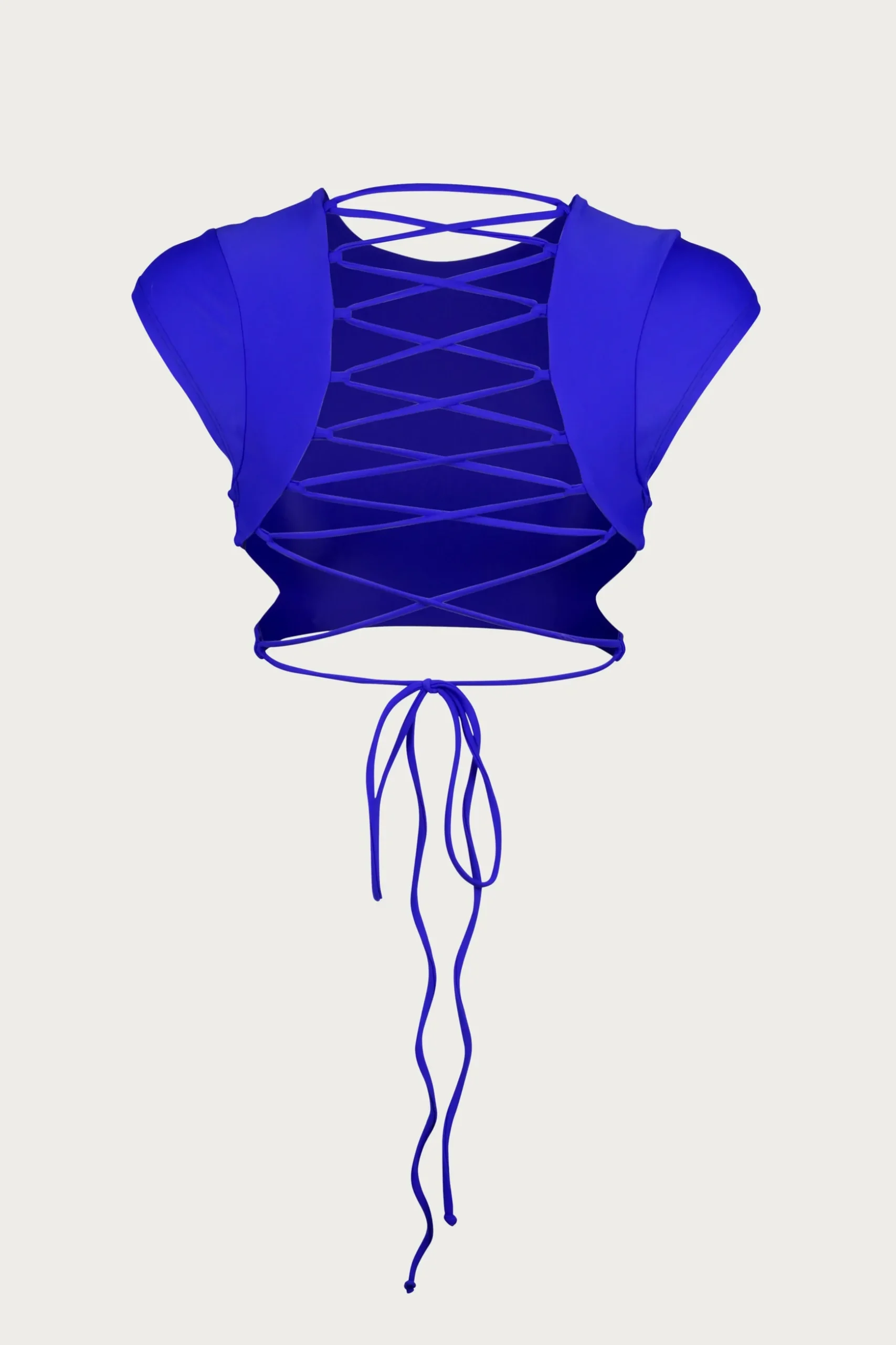 Lace Up Crop Top