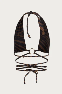 Pierced Wrap Top