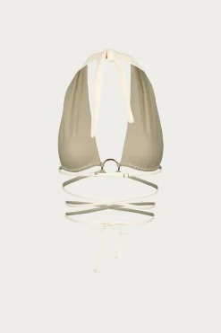 Pierced Wrap Top