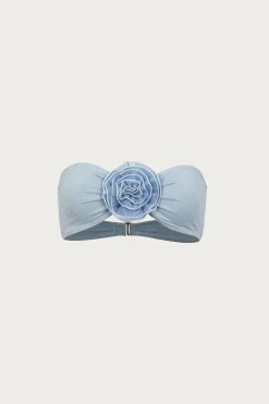 Rose Bandeau Top