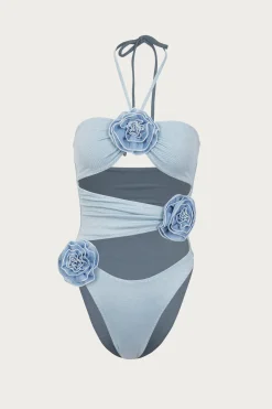 Rose Cut Out One Piece