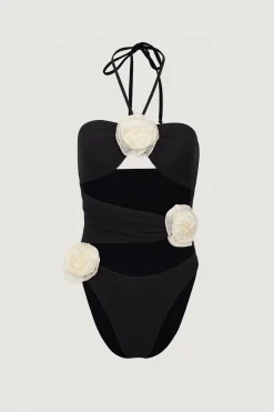 Rose Cut Out One Piece