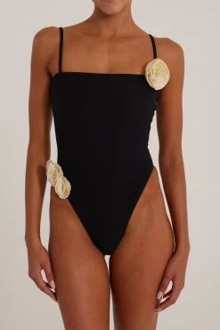 Rosette Choker One Piece