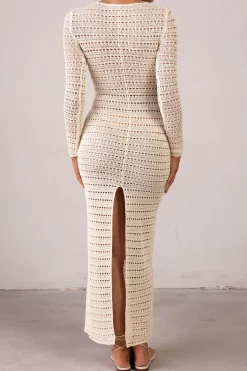 Rosette Crochet Dress