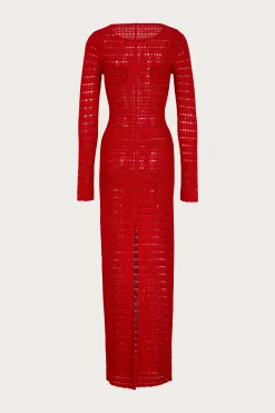 Rosette Crochet Dress