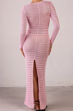Rosette Crochet Dress