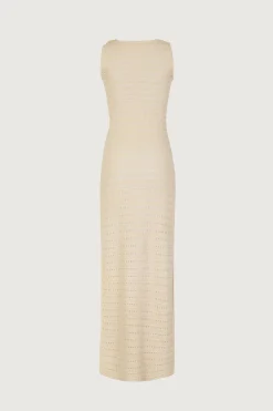 Rosette Sleeveless Crochet Dress
