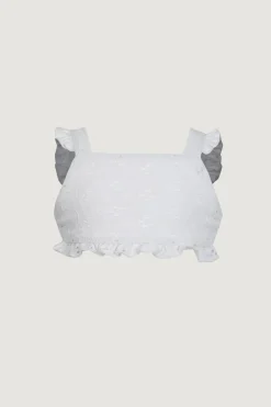 ruffle bandeau top