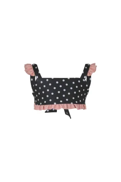 ruffle bandeau top