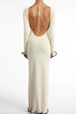 Ruffle Hem Maxi Dress