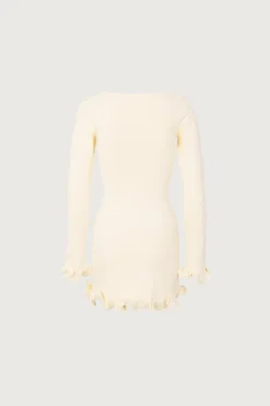 Ruffle Hem Mini Dress