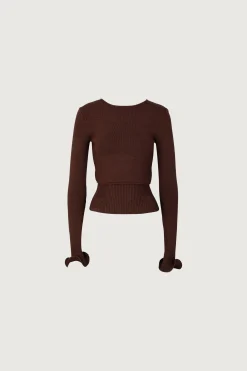 Ruffle Hem Sweater