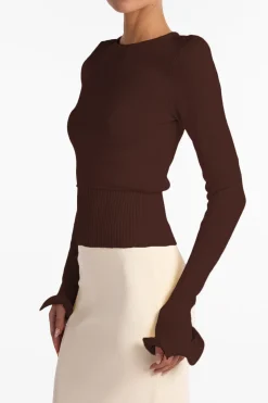 Ruffle Hem Sweater
