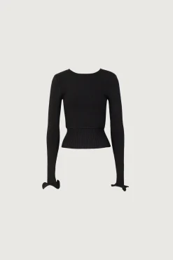 Ruffle Hem Sweater