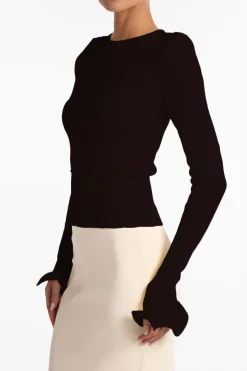 Ruffle Hem Sweater