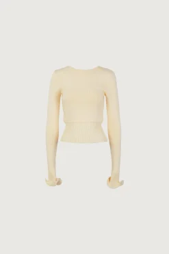Ruffle Hem Sweater