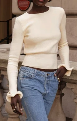 Ruffle Hem Sweater