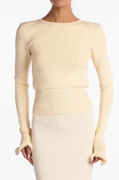 Ruffle Hem Sweater