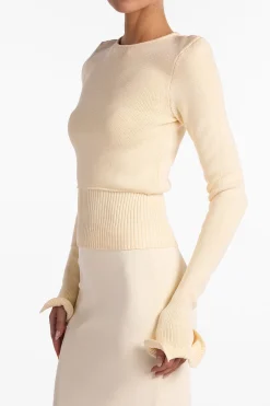 Ruffle Hem Sweater