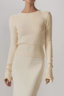 Ruffle Hem Sweater