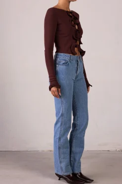Ruffle Hem Top