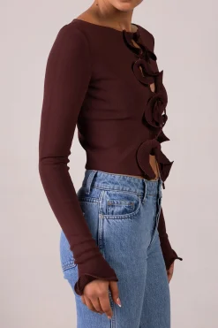 Ruffle Hem Top