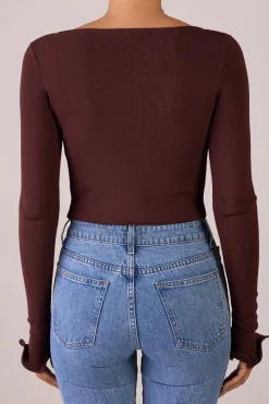 Ruffle Hem Top