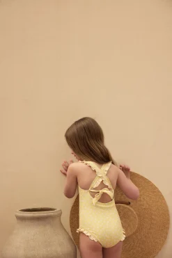 ruffle one piece