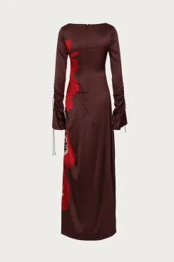 Silk Floral Gown