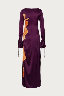 Silk Floral Gown