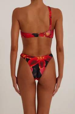 Spiral One Shoulder One Piece
