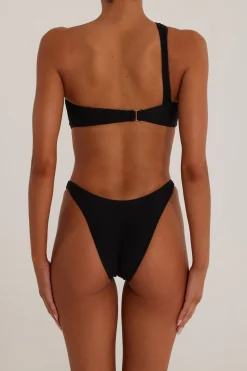 Spiral One Shoulder One Piece