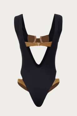 V Double Layer One Piece